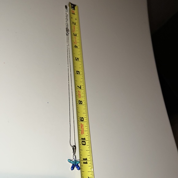 Adult Jewels Starfish Silver-Tone Metal & Shiny Stones - Picture 12 of 14